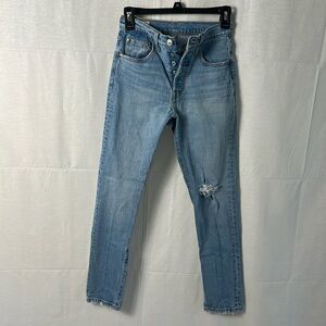 Levi 501 jeans. Light color. Size W24 / L28
